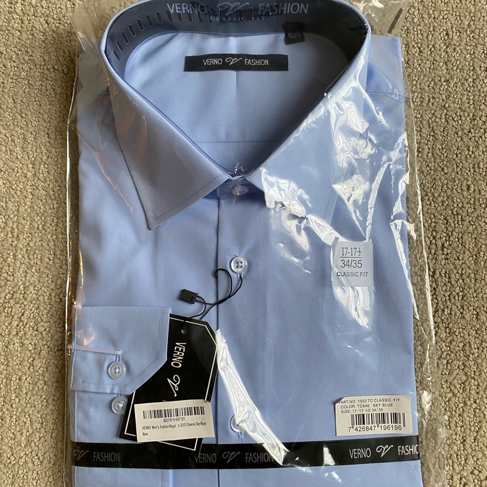 Men's Classic Fit Button Down Collared Shirt